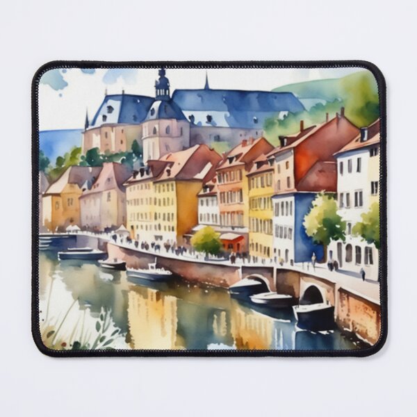 Item preview, Beautiful Watercolor Europe Landscape 2 designed and sold by Yzakreativ.