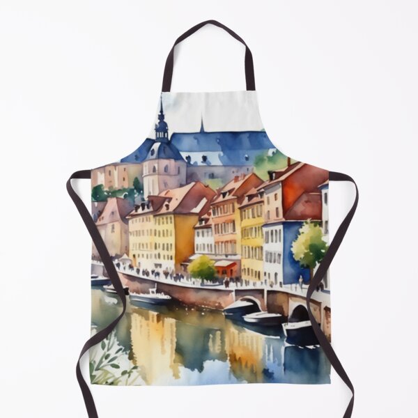 Item preview, Beautiful Watercolor Europe Landscape 2 designed and sold by Yzakreativ.