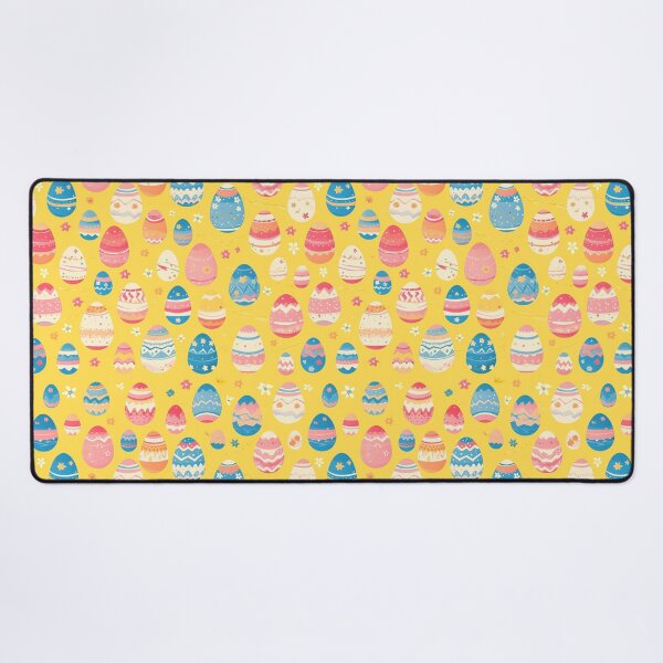 Item preview, Easter Eggs Pattern on Yellow Background designed and sold by Frezcola.