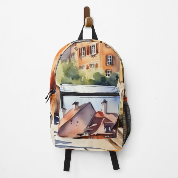 Item preview, Beautiful Watercolor Europe Landscape 3 designed and sold by Yzakreativ.