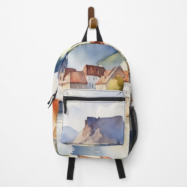 Item preview, Beautiful Watercolor Europe Landscape 4 designed and sold by Yzakreativ.