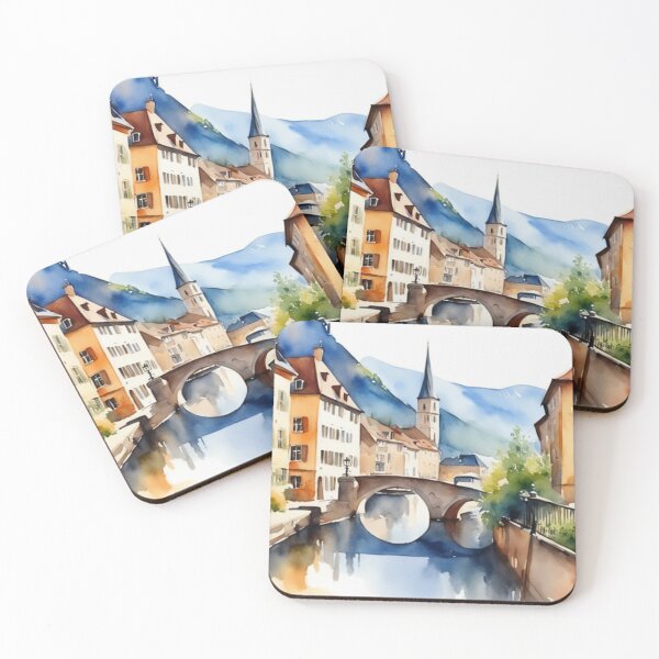 Item preview, Beautiful Watercolor Europe Landscape 7 designed and sold by Yzakreativ.