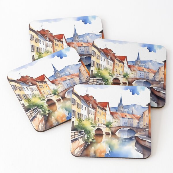 Item preview, Beautiful Watercolor Europe Landscape 10 designed and sold by Yzakreativ.
