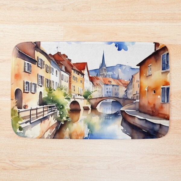 Item preview, Beautiful Watercolor Europe Landscape 10 designed and sold by Yzakreativ.