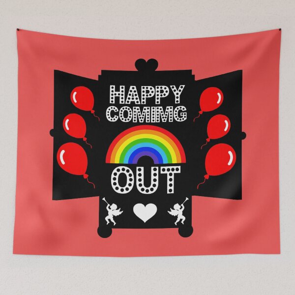 Item preview, National Coming Out Day October 11 designed and sold by happygiftideas.