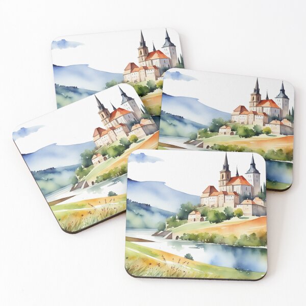 Item preview, Beautiful Watercolor Europe Landscape 11 designed and sold by Yzakreativ.
