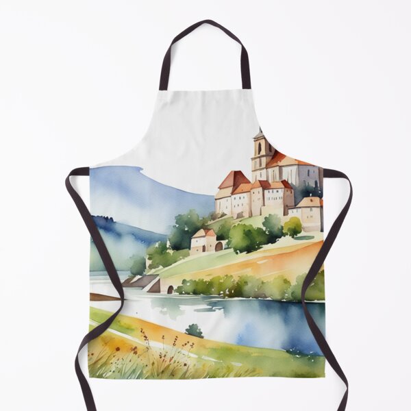 Item preview, Beautiful Watercolor Europe Landscape 11 designed and sold by Yzakreativ.