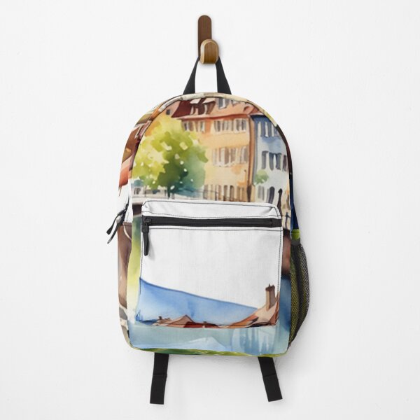 Item preview, Beautiful Watercolor Europe Landscape 12 designed and sold by Yzakreativ.