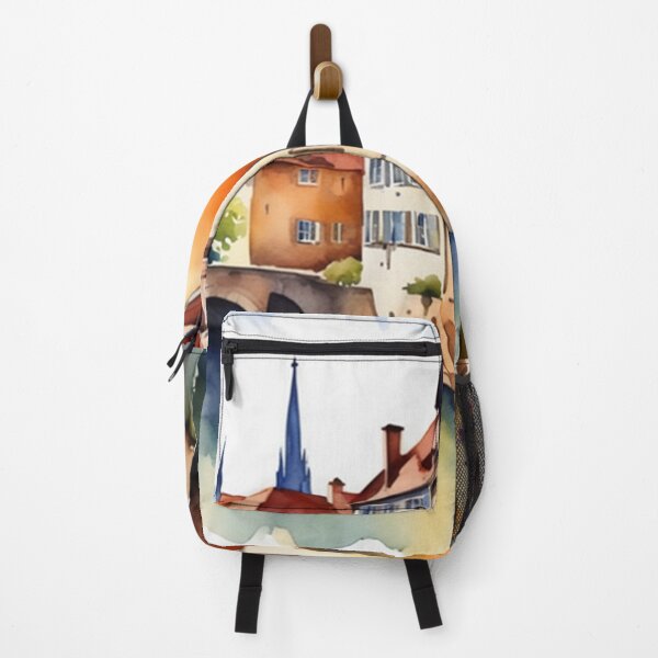 Item preview, Beautiful Watercolor Europe Landscape 13 designed and sold by Yzakreativ.