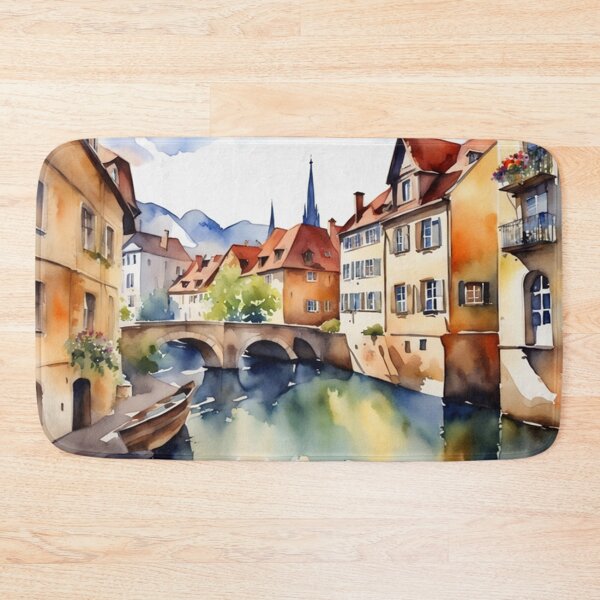 Item preview, Beautiful Watercolor Europe Landscape 13 designed and sold by Yzakreativ.