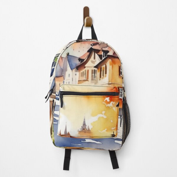 Item preview, Beautiful Watercolor Europe Landscape 14 designed and sold by Yzakreativ.