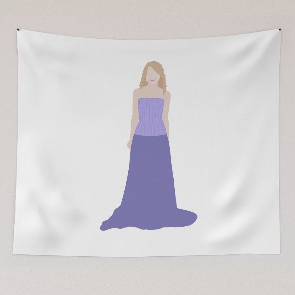 Item preview, 2008 Taylor Swift Grammy Awards purple dress outfit  designed and sold by Ella's  Doodles And Designs.