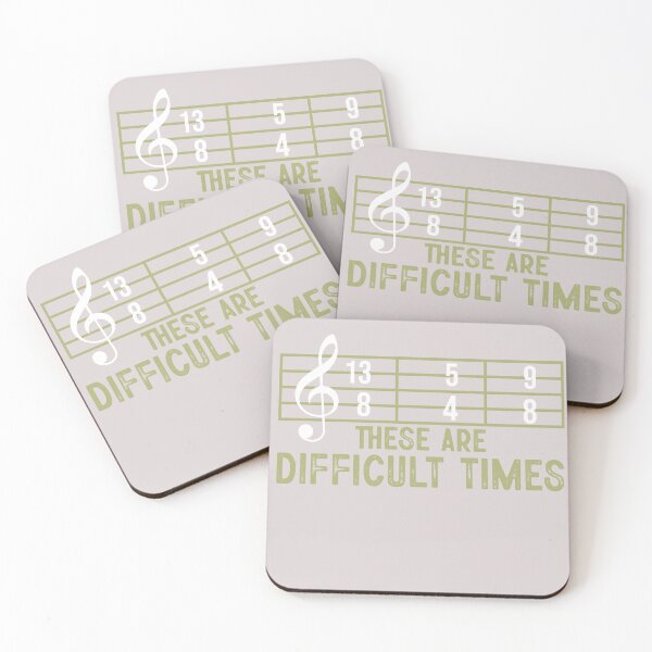 Item preview, These Are Difficult Time Musician Sheet Music Design Vintage designed and sold by roboartpixel.