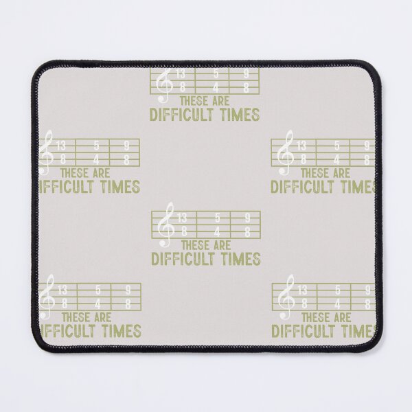 Item preview, These Are Difficult Time Musician Sheet Music Design Vintage designed and sold by roboartpixel.