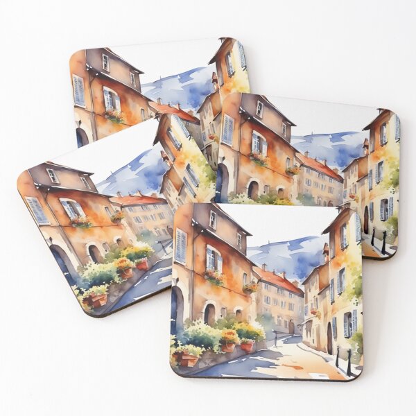 Item preview, Beautiful Watercolor Europe Landscape 15 designed and sold by Yzakreativ.