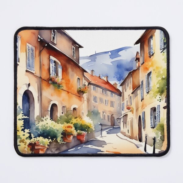 Item preview, Beautiful Watercolor Europe Landscape 15 designed and sold by Yzakreativ.