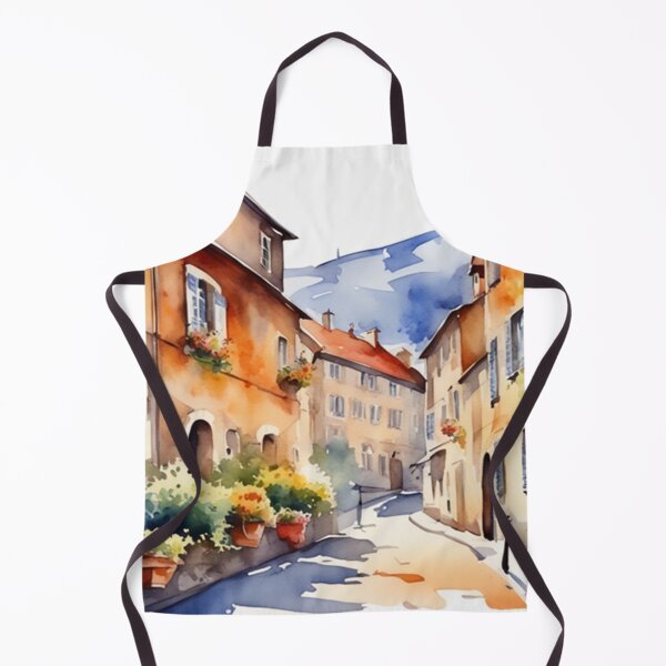 Item preview, Beautiful Watercolor Europe Landscape 15 designed and sold by Yzakreativ.