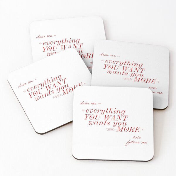 Item preview, everything you WANT, wants you MORE - typography art designed and sold by fblskdnydesign.