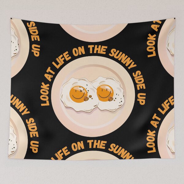 Item preview, Look at Life on the Sunny Side Up - Funny Egg Puns Humor designed and sold by Millusti.