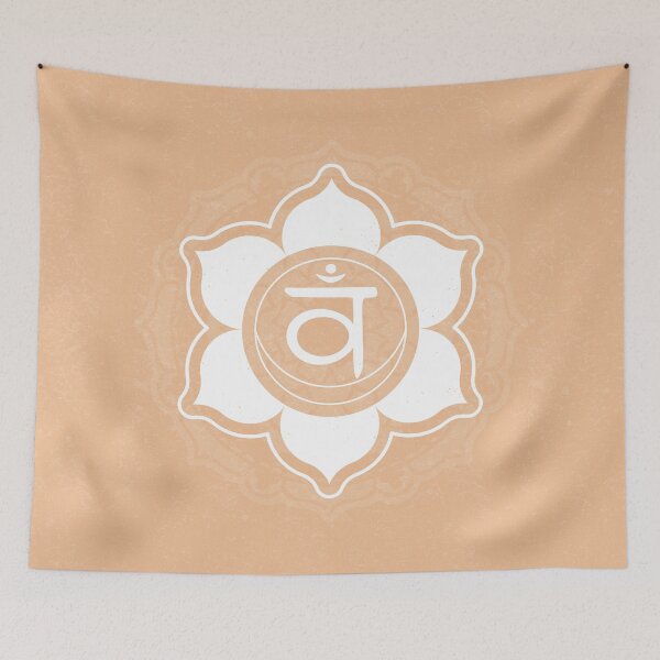 Item preview, Sacral Chakra Mandala - Melon + Snow designed and sold by Irene Estelle.