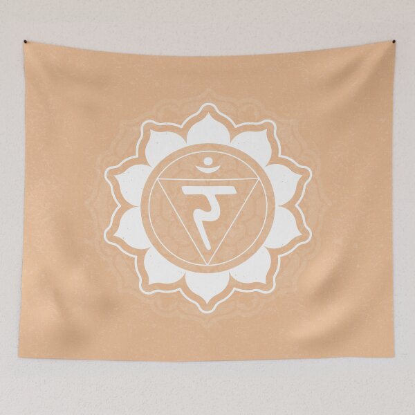 Item preview, Solar Plexus Chakra Mandala - Melon + Snow designed and sold by Irene Estelle.