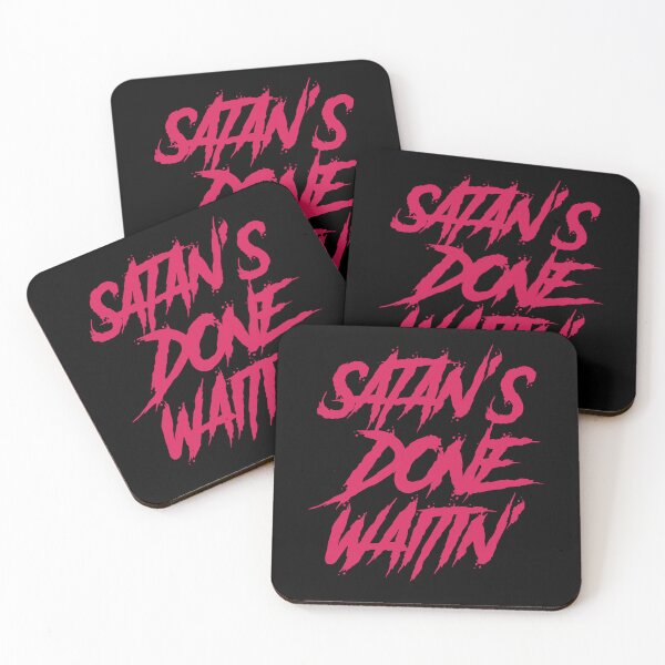 Item preview, Satan’s done waitin’ designed and sold by GlitchGrotesque.