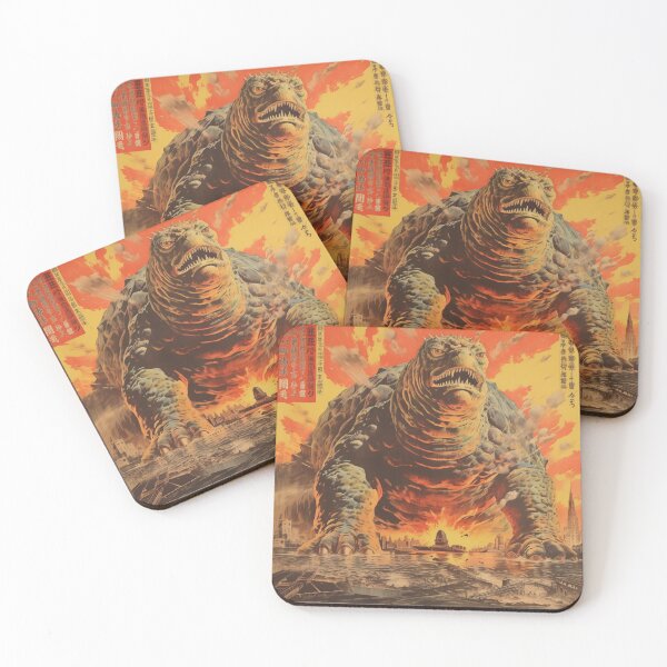 Item preview, Turtle Kaiju 1950 Japanese Propaganda 3 HD AI designed and sold by scudpunk.