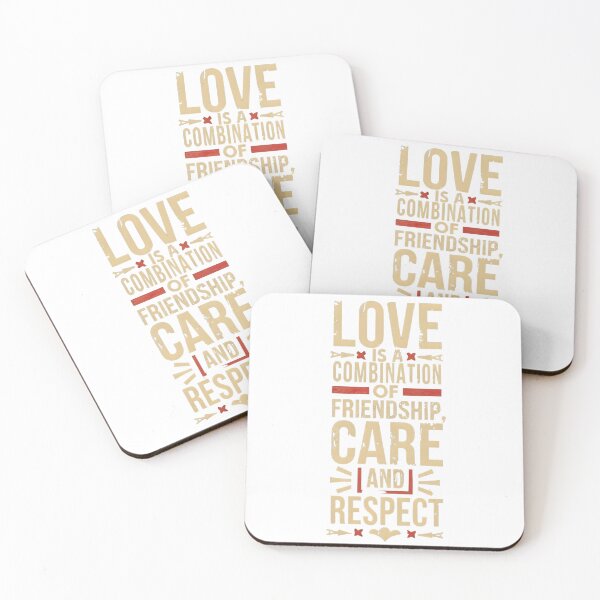 Artikelvorschau, Love is a combination of friendship, care and respect. entworfen und verkauft von Zibis09.