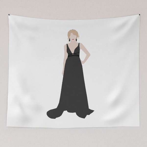 Item preview, 2009 Taylor Swift Grammy Awards black dress outfit  designed and sold by Ella's  Doodles And Designs.