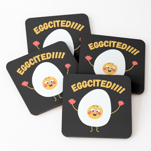Item preview, Eggcited !!! - Funny Egg Puns Humor - Excited designed and sold by Millusti.