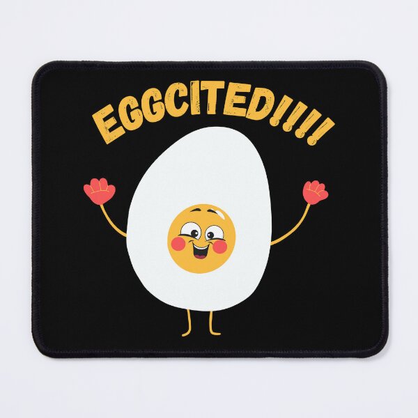 Item preview, Eggcited !!! - Funny Egg Puns Humor - Excited designed and sold by Millusti.