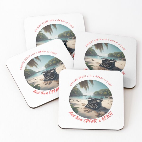 Item preview, Original writers quote by Jack Freestone: Writers begin with a grain of sand, and then create a beach designed and sold by JackFreestone.