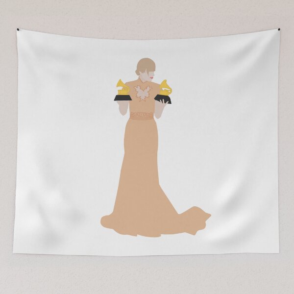 Item preview, 2012 Taylor Swift Grammy Awards gold dress outfit 2 grammy wins designed and sold by Ella's  Doodles And Designs.