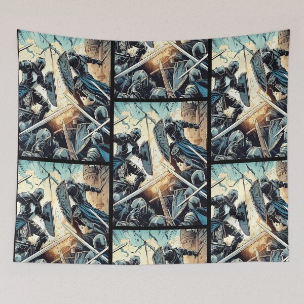 Item preview, Epic Medieval Knights Illustration designed and sold by ByteyCreatives.