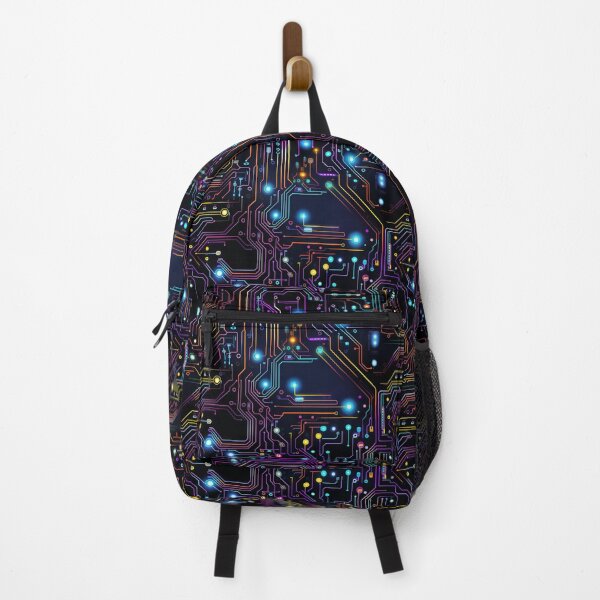 Item preview, Colorful Circuit Board Electronic Futuristic design designed and sold by NikkofTime.