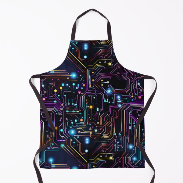 Item preview, Colorful Circuit Board Electronic Futuristic design designed and sold by NikkofTime.