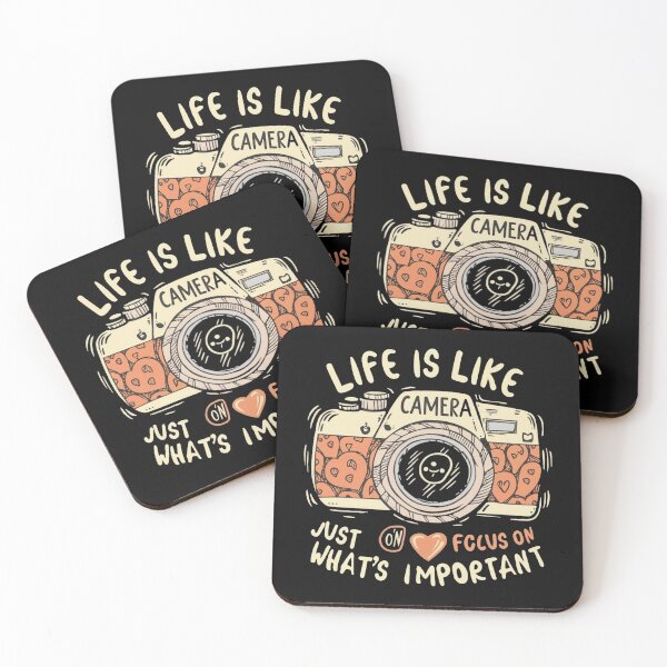 Item preview, Life is Like a Camera, Just Focus on What's Important designed and sold by MindFrank.