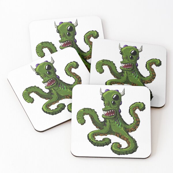 Item preview, Green Alien Octopus designed and sold by b1ackshard.
