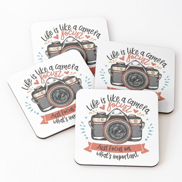Item preview, Life is Like a Camera, Just Focus on What's Important designed and sold by MindFrank.