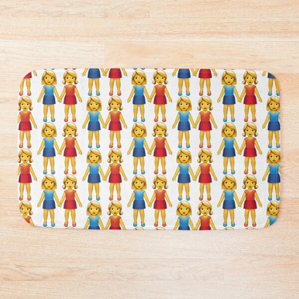Item preview, Two Women Holding Hands Emoji Pattern designed and sold by Popular-Gifts.