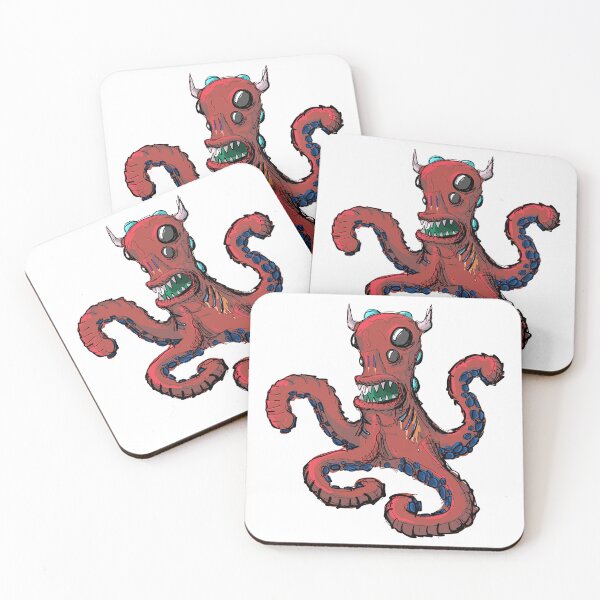 Item preview, Red Alien Octopus designed and sold by b1ackshard.