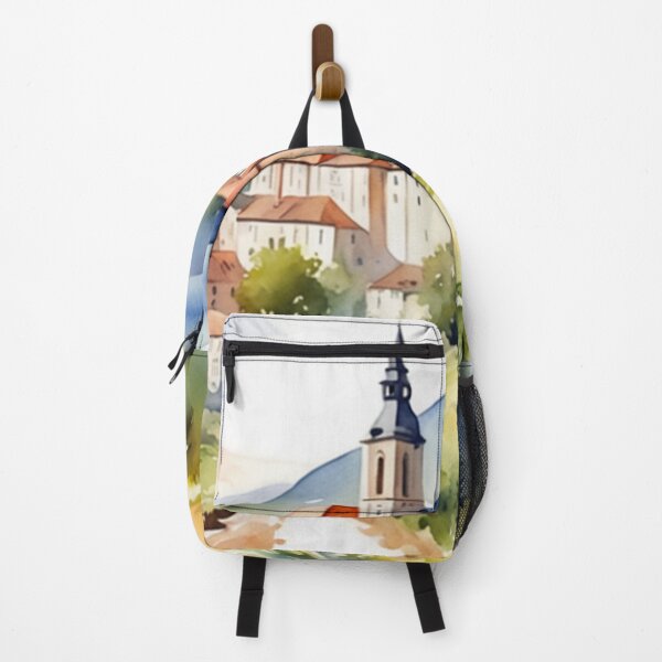 Item preview, Beautiful Watercolor Europe Landscape 18 designed and sold by Yzakreativ.