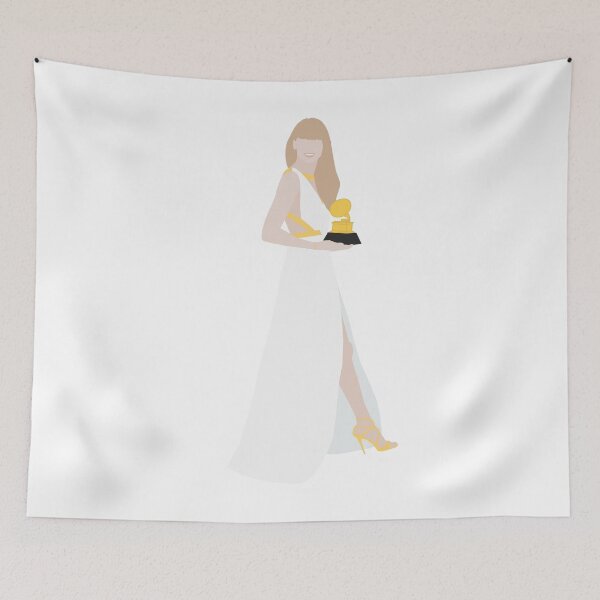 Item preview, 2013 Taylor Swift Grammy Awards white dress outfit 1 grammy win designed and sold by Ella's  Doodles And Designs.