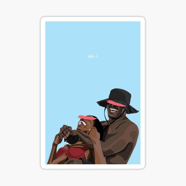Melanated Joy Sticker