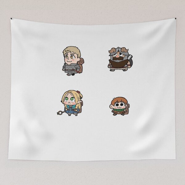 Item preview, dungeon meshi Deliciousness Seekers party  designed and sold by kemny.