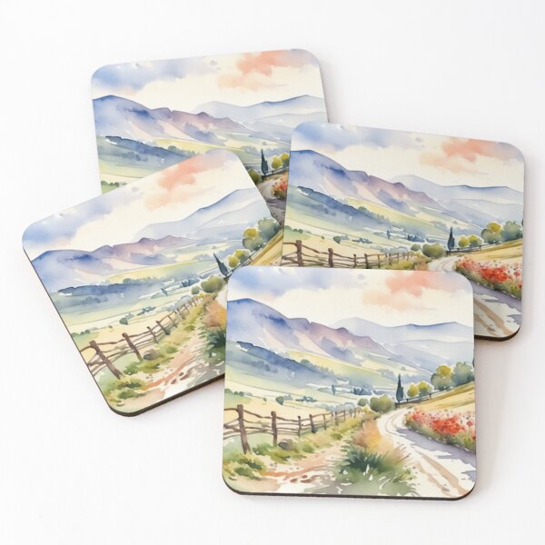 Item preview, Beautiful Watercolor Europe Landscape 19 designed and sold by Yzakreativ.