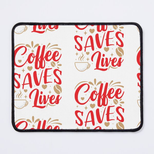 Item preview, Funny Coffee Saves Lives Coffee Quote For Coffee Lover Retro designed and sold by roboartpixel.