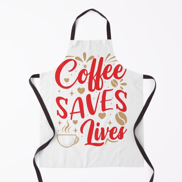 Item preview, Funny Coffee Saves Lives Coffee Quote For Coffee Lover Retro designed and sold by roboartpixel.