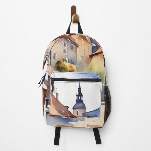 Item preview, Beautiful Watercolor Europe Landscape 21 designed and sold by Yzakreativ.