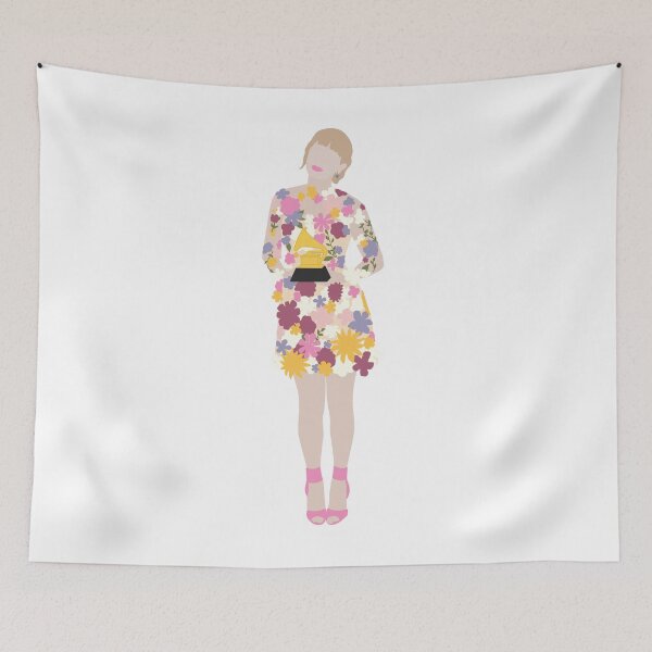 Item preview, 2021 Taylor Swift Grammy Awards floral dress outfit designed and sold by Ella's  Doodles And Designs.